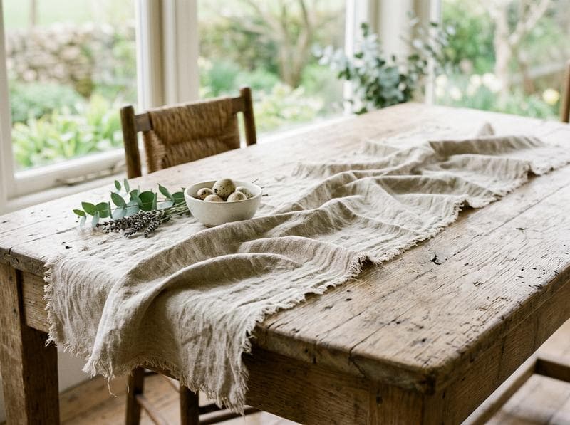 Linen Table Runner - Image 1