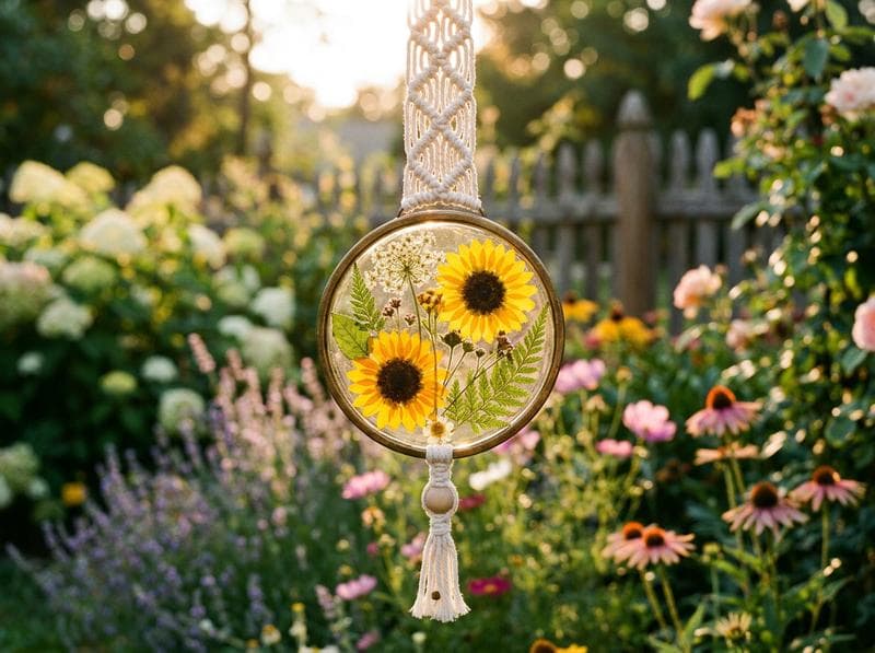 Pressed Flower Ornament - Image 1